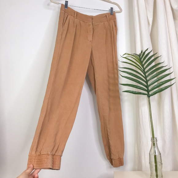 Aritzia Wilfred Ingres Camel Slouchy Jogger Pants - Picture 2 of 8